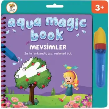 Lino Aqua Magic Book Mevsimler Sihirli Boyama Kitabı Tfl-1005