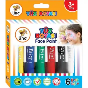 Lino Carioca Yüz Boyası 6lı Yıkanabilir Ln-901