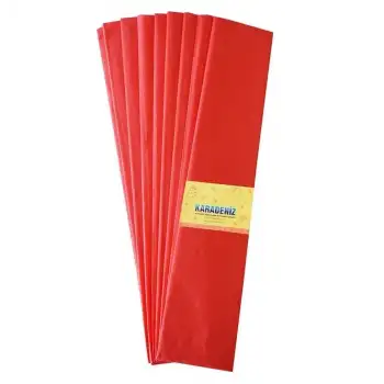 Lino Lüx Krapon Kağıdı 50x200 Pa-14 10Lu Kırmızı