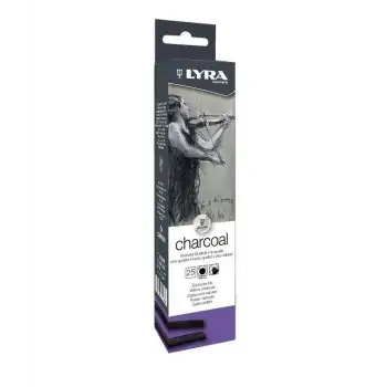 Lyra Charcoal Thın 25 Li Karton Kutu Ftl 5550021