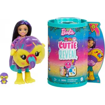 Mattel Barbie Cutie Reveal Bebekler Chelsea Tropikal Orman Serisi Hkr16