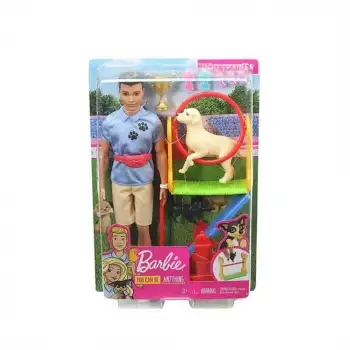 Mattel Barbie Ken Ve Meslekleri Oyun Seti Mtl-Gjm34
