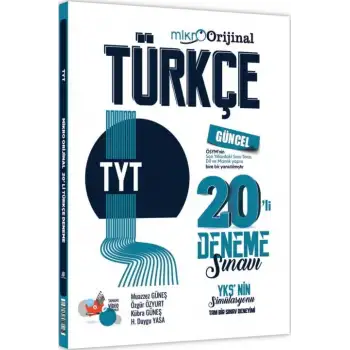 Mikroorijinal Tyt Türkçe 20 Li Deneme Sınavıı 2025-26