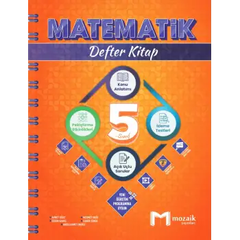 Mozaik 5.Sınıf Matematik Defter 2025-26