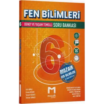 Mozaik 6.Sınıf Fen Bilimleri Soru Bankası 2025-26
