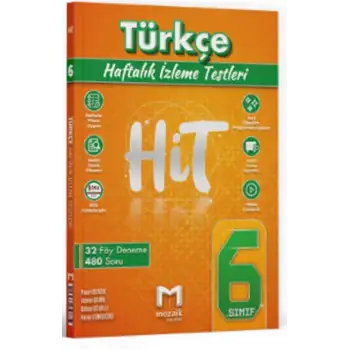Mozaik 6.Sınıf Türkçe Hit 32Li Deneme 2025-26
