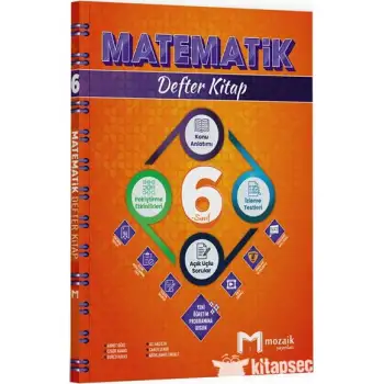 Mozaik 6.Sınıf Matematik İntro Defter 2025-26