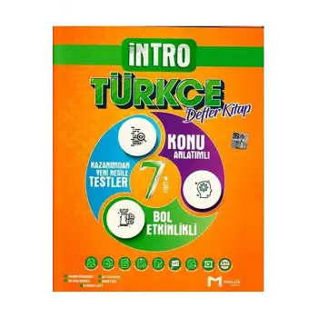 Mozaik 7.Sınıf Türkçe İntro Defter 2022