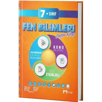 Mozaik 7.Sınıf Fen Bilimleri İntro Defter 2025-26