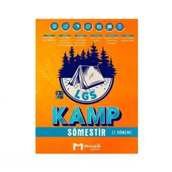 Mozaik 8.Sınııf Lgs Kamp 1.Dönem Soru Bankası 2024-25