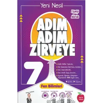 Newton 7.Sınıf Fen Bilimleri Adım Adım Zirveye Soru Bankası 2025