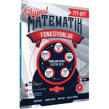 Orijinal Tyt-Ayt Matematik Fonksiyonlar Konu Anlatımlı Soru Bankası 2026-27