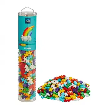 Plus-Plus Rainbow Mix 240 Pcs Tube Pp-4262