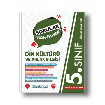Pruva 5.Sınıf Din Kültürü Sorular Konuşuyor Soru Bankası 2024-25