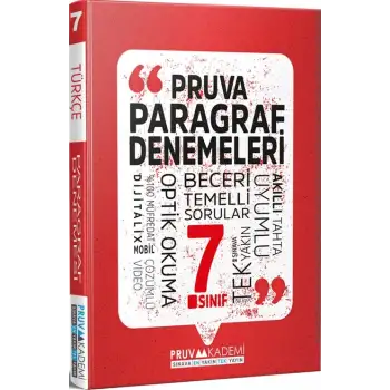 Pruva 7.Sınıf Paragraf Denemeleri 2025-26