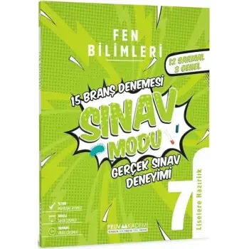 Pruva 7.Sınıf Fen Bilimleri Sınav Modu Branş Denemesi