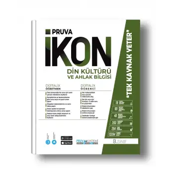 Pruva 8.Sınıf Din Kültürü İkon Etkinlikli Soru Bankası 2025-26
