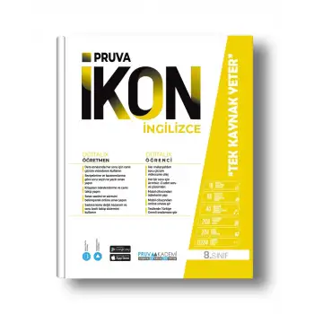 Pruva 8.Sınıf İngilizce İkon Etkinlikli Soru Bankası