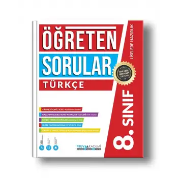Pruva 8.Sınıf Türkçe Öğreten Sorular Soru Bankası