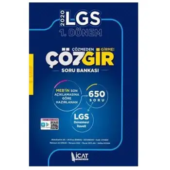 Tandem Lgs Çözgir 1.Dönem Genel Tekrar Soru Bankası