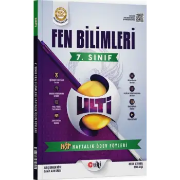 Ulti 7.Sınıf Haftalık Ödev Föy Höf Fen Bilimleri 2024-25