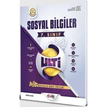 Ulti 7.Sınıf Haftalık Ödev Föy Höf Sosyal 2024-25