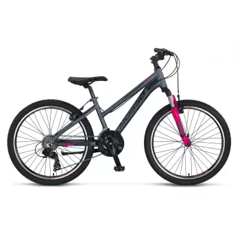 Ümitbisiklet Mosso Wıldfıre L-24 13-V 21Spd Antrasit/Pembe 2442