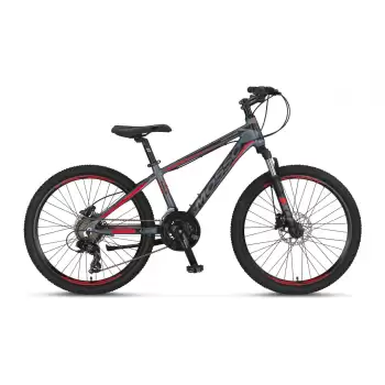 Ümitbisiklet Mosso Wıldfıre M-24 13 HYD 21Spd Antrasit/Kırmızı 2431