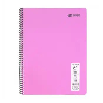 Umur Mynote Flex Pastel Defter Pp Kapak Spiralli A4 40 Yp.Kareli