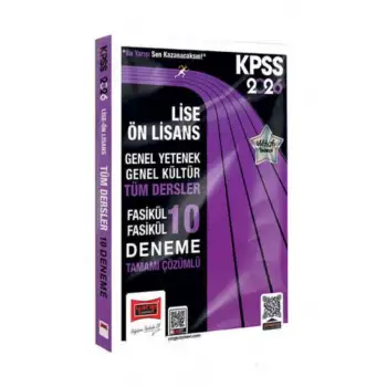 Yargı Kpss Lise-Önlisans Çözüm Fasükül Deneme 2025-26