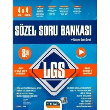 Yenitarz 8.Sınıf Sözel Soru Bankası 2022