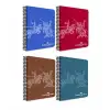 F.C. Defter Pp Kapak A4 80 YP Çizgisiz 4Lü