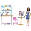 Mattel Barbıenin Sanat Atölyesi Oyun Seti Mtl-Hcm85