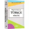 Türkçe Sözlük Karton Kapak 3.Hamur