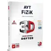 3D Ayt Fizik Video Destekli Defter Vdd 2025-26