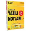 Tonguç 8.Sınıf Yazılı Notları 2.Dönem 1. Ve 2. Yazılı 2025-26