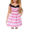 Mattel Barbie 65.Yıl Özel Pembe Elbiseli Bebek Mtl-Hth66