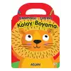 0-6 Yaş Yay Aslan Çıkartmalı Çantalı Kolay Boyama