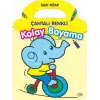 0-6 Yaş Yay Çantalı Renkli Kolay Boyama Sarı Kitap