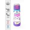 Yaygan Coral High Kids Renkli Batik Unicorn Dondurma Desenli Pipetli Çelik Termos 500 ml 31801