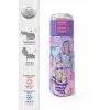 Yaygan Coral High Kids Pembe Mor Fashion Girl Desenli Pipetli ve Direkt İçim Çelik Termos 500 ml 31956