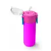 Yaygan Coral High Kids Mor Pembe Mavi K-PopDesenli Pipetli ve Direkt İçim Çelik Termos 500 ml 31831