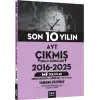 Çap Yks Ayt Çıkmış Soruları Tüm Tek 2016-2025 TM-2025-26