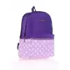 Kaukko Soft Floral Sırt Çantası Purple K1492