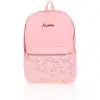 Kaukko Soft Floral Sırt Çantası Somon K1489