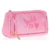 Kaukko Sparkle Plump Kalem Çantası Pembe K2525