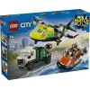 Lego City Uçak Servis Kamyonu Ve Hovercraft Karışımı LSC-60505