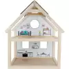 Okutan Küçük Ahşap Oyun Evi Ev20