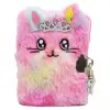 Taros Unick Color Peluş Kedi Hatıra Defteri Kilitli A7