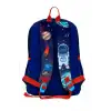 Yaygan Coral Hıgh Saks Mavi Astronot Desenli Dört Bölmeli Okul Sırt Çantası 23724